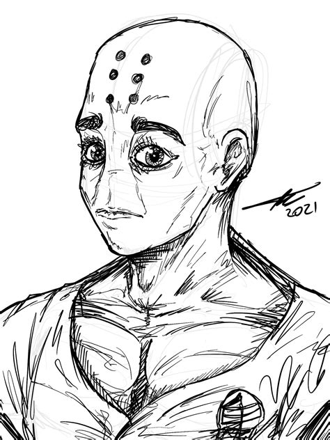 Thanks I Hate Accurately Drawn Krillin Tihi