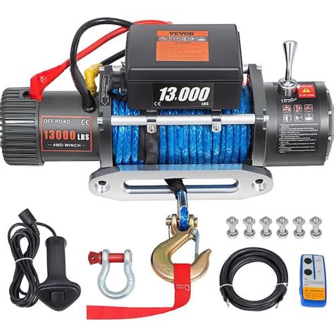 VEVOR 13000 Lbs Electric Winch 12 Volt Power Winch With Wireless