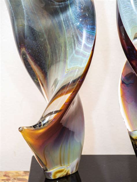 Murano Glass Sculpture Tango By Venetian Glassmaster Zanetti For Sale At 1stdibs