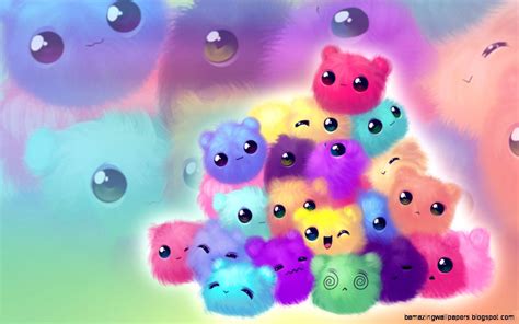 49 Kawaii Animals Wallpapers On Wallpapersafari