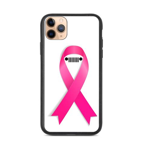 This is iphone breast cancer app by whitefox s.a. Jeep Breast Cancer Ribbon Biodegradable iPhone case - Jeep Wavers
