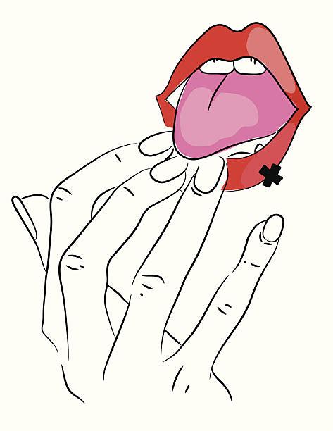 Licking Fingers Illustrations Royalty Free Vector Graphics And Clip Art