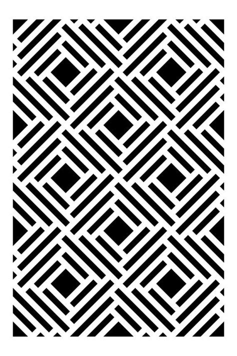 Geometric Stencil Grids 10 X 15 Cm Stencil By Simplecraftdesign