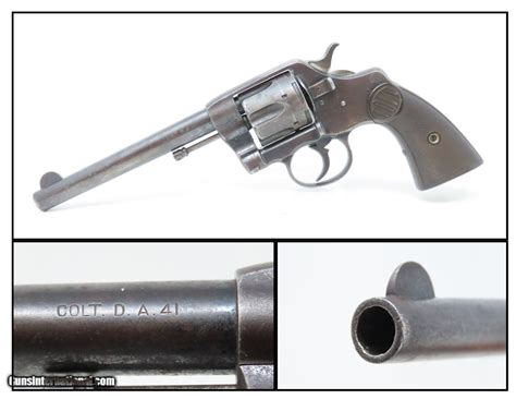 1896 Mfr Colt Model 1895 New Armynavy 41 Double Action Revolver