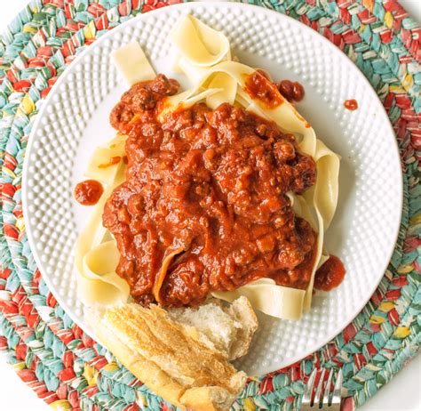Crock Pot Spaghetti Sauce Recipe The Bearded Hiker