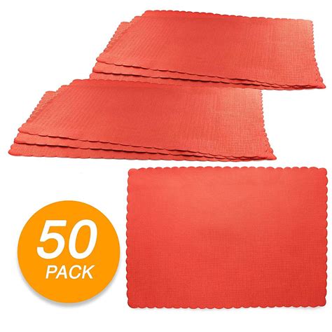 Sparksettings Disposable Paper Placemat For Dining Table Easy To Clean