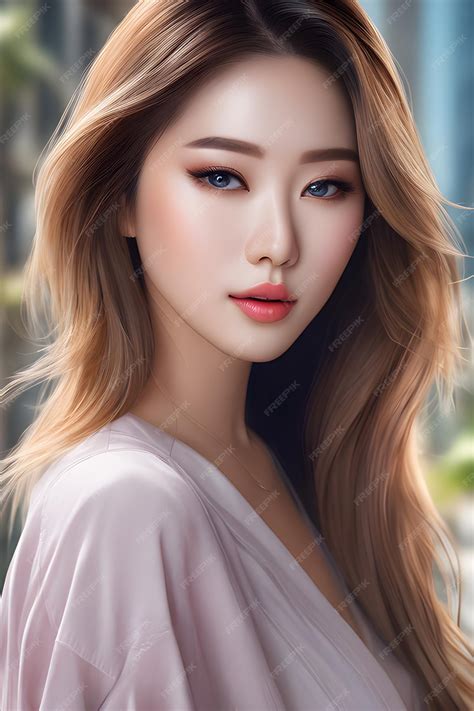 Premium Ai Image Beautiful Asian Lady Illustration Korean Japanese Chinese