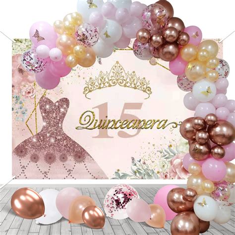 Buy Quinceanera Decorations 15th Birthday Decorations For Girls 15th