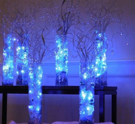 Winter Wonderland Party In 2020 Sweet 16 Centerpieces Lighted