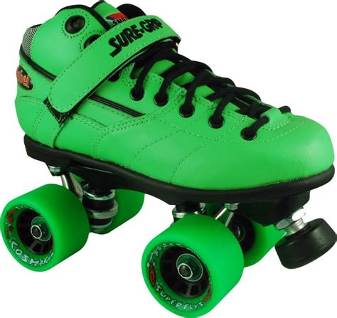 Sure Grip Rebel Cosmic Green Speed Skates Green Superfly