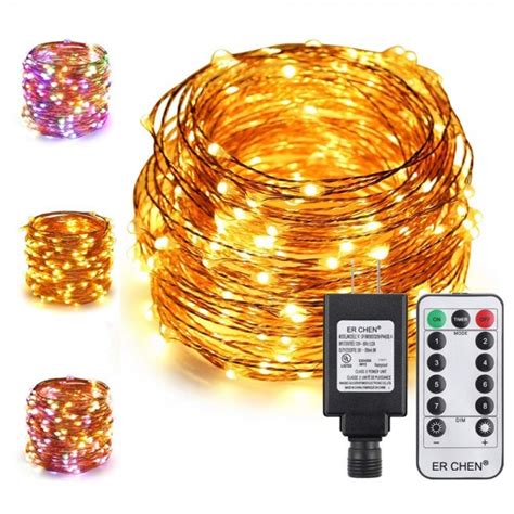 String And Fairy Lights 20m 200led Timer Function Battery Powered Copper Wire Led String Fairy