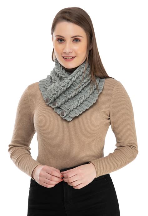 Neck Warmer For Women Neck Cowl Woolen Cowl Hand Knitted Etsy