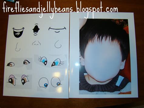 Fireflies And Jellybeans Funny Faces With Magnet Sheets