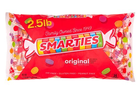 Smarties Original Candy Rolls 25lb Halloween Bag