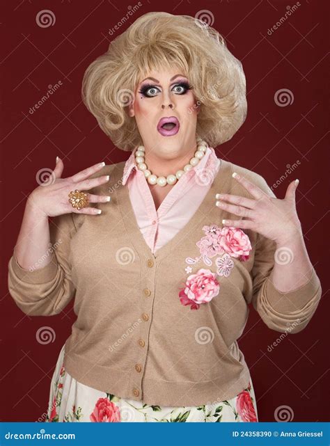 Worried Drag Queen Royalty Free Stock Image 24358390