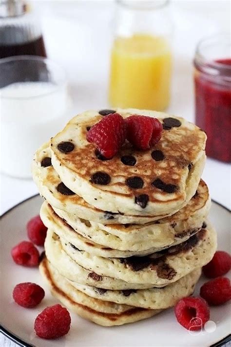Buttermilk Chocolate Chip Pancakes Whats For Breakfast Breakfast