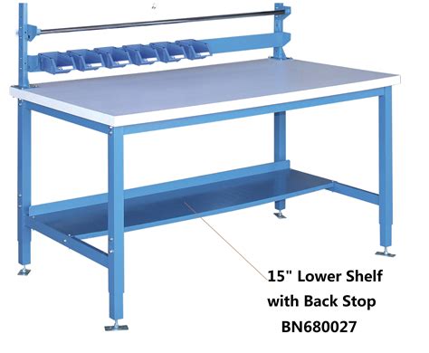 Anti Static Warehouse Work Tables Heavy Duty Steel Workbench High