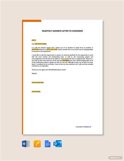 We did not find results for: Heartfelt Goodbye Letter Template To Coworkers [Free PDF ...