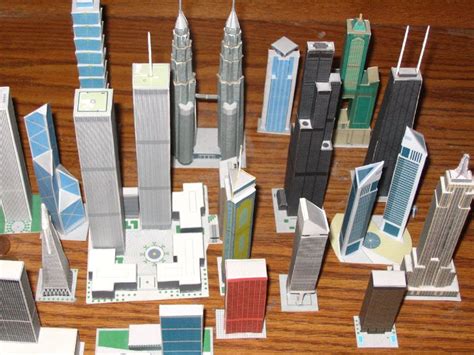 Thomas Townsend 2 Skyscraper Model Paper Models Miniatures