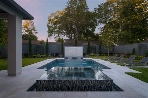 Contemporary Pool And Spa Contemporary Pool Houston By Outdoor