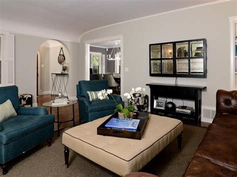 Neutral Transitional Cozy Living Room Sitting Area Hgtv