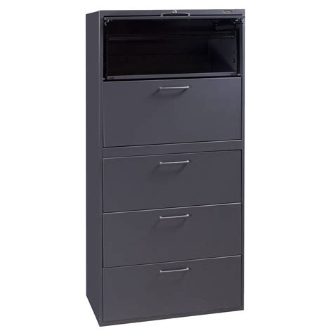 teknion 5 drawer gray used lateral file 30 inch national office interiors and liquidators