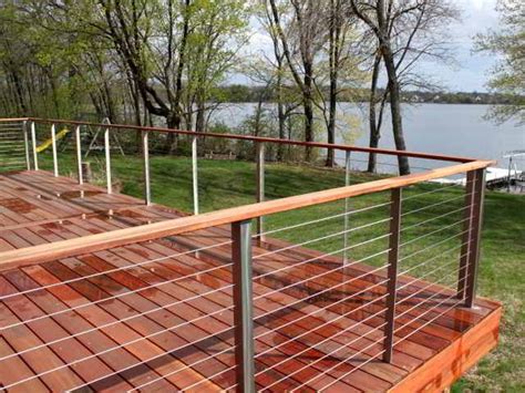 Galvanized Cable Railing Systems For Decks House Style Design