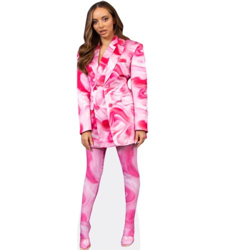 jade thirlwall pink outfit pappaufsteller celebrity cutouts