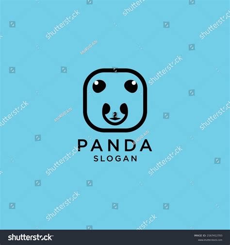 Panda Logo Design Icon Template Stock Vector Royalty Free 2167412703