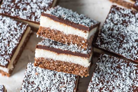 Quick Easy And Healthy Coconut Slice Wholefood Simply Chocolate