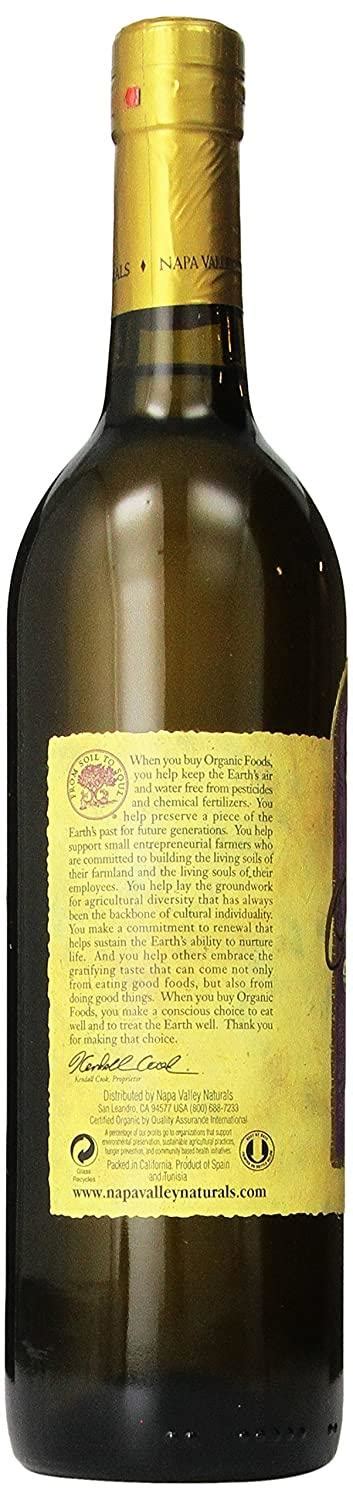 napa valley naturals organic extra virgin olive oil two 25 4 ounce bottles organic evoo 25 4 fl