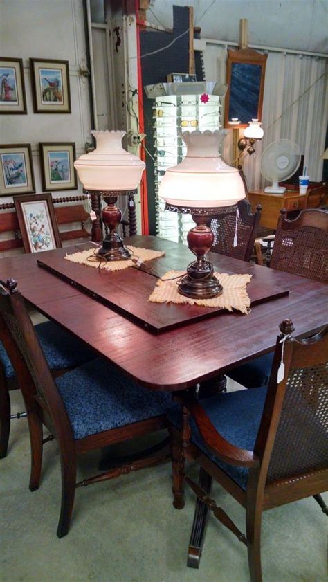 Ashley furniture glambrey 5 piece round dining room set. ANTIQUE Mahogany Dining Room Table with 6 chairs and 2 ...