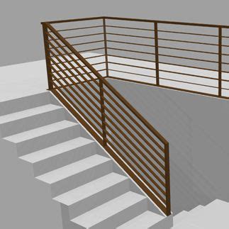 Intersecting horizontal and vertical metal slat railing read more horizontal and vertical metal slats intersect at different heights to make a stair step pattern. Horizontal Slat Railing (With images) | New homes, Railing ...