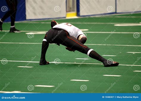 Football Player Stretch Royalty Free Stock Photography Image 1048307