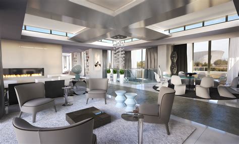 High Tech Futuristic Living Room Motorhomes For Modular Modern Living