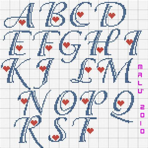 Alfabeto Infantil Cursivo Em Ponto Cruz Cross Stitch Letters Images And Photos Finder