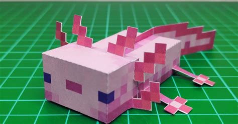 Minecraft Axolotl 3d Model 3d Axolotl Model Caves And Cliffs Models