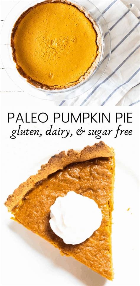 Healthy Paleo Pumpkin Pie Recipe