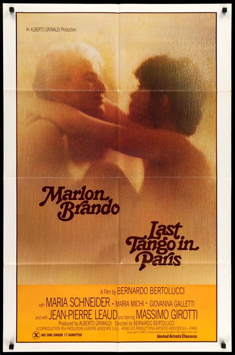 Last Tango In Paris 1972 Original One Sheet Movie Poster Original