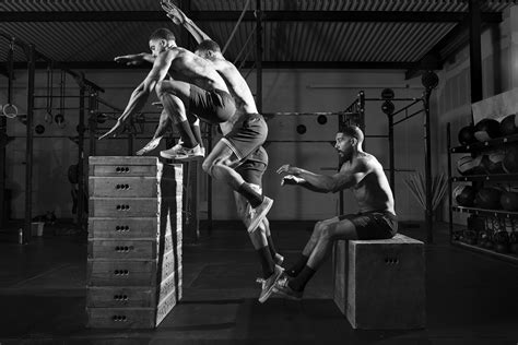 Multiple Exposure Of A Box Jump From My Crossfit Series Crossfit