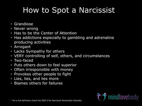what is the meaning of narcissist fadworthy