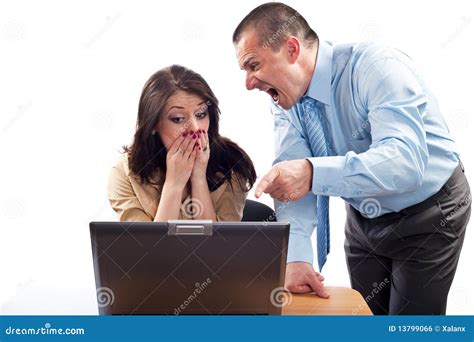 Ceo Arguing With An Employee Stock Photo Image Of Fired Argue 13799066