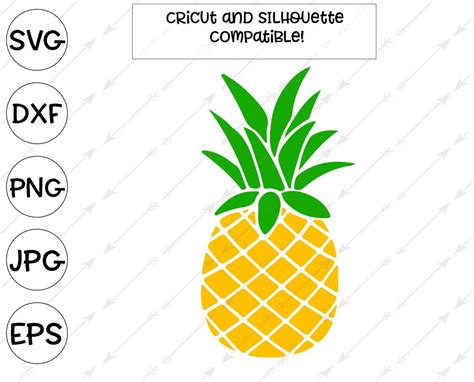 Pineapple Svg Summer Svg Svg For Cricut Design Space Etsy Pineapple