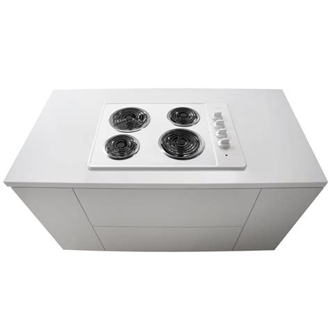 Frigidaire 30 In 4 Elements Coil White Electric Cooktop In The Electric