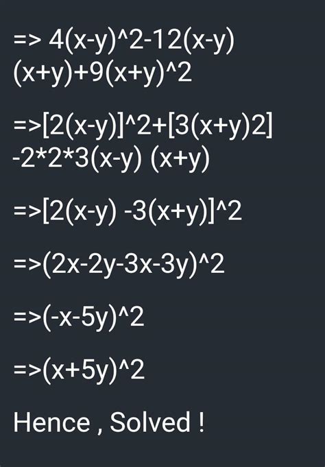 factorice 4 x y ² 12 x y x y 9 x y ²