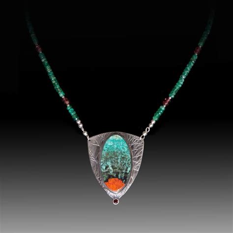 Sonoran Sunrise Center Of The Earth Necklace By Sugatha
