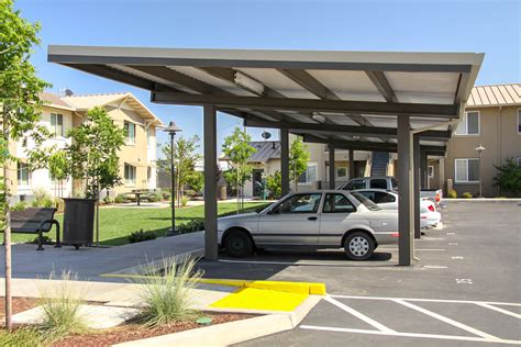 The structure can either be free standing or attached to a wall. Standard Carports - Baja Carports | Solar Support Systems & Shade Canopies for Commercial ...