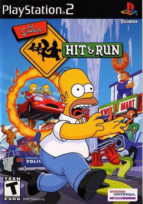 Simpsons Hit And Run Sony Playstation 2 Game