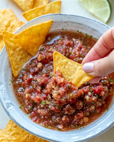 Quick And Easy Homemade Salsa Clean Food Crush