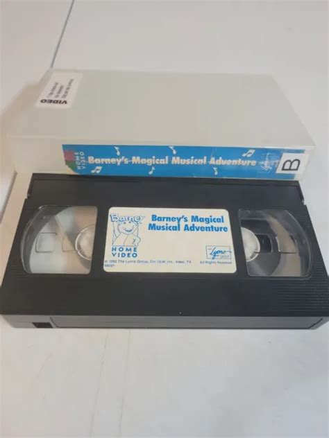 BARNEY BARNEYS Magical Musical Adventure VHS 1993 Sing Along EUR
